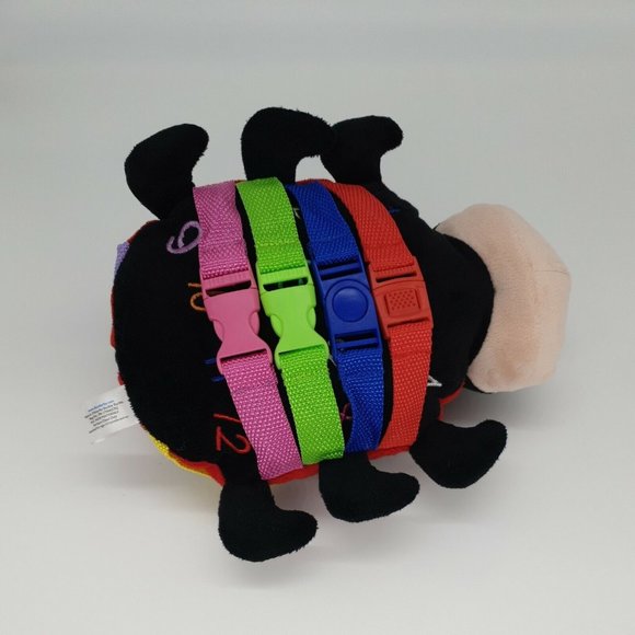 Buckle Toy Becky Ladybug Learning Interactive Plush Collection Zipper Counting - Picture 3 of 11
